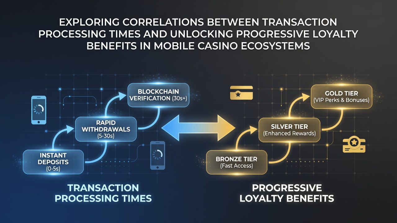 Mobile casino interface showing transaction processing and loyalty tier progression on a smartphone screen