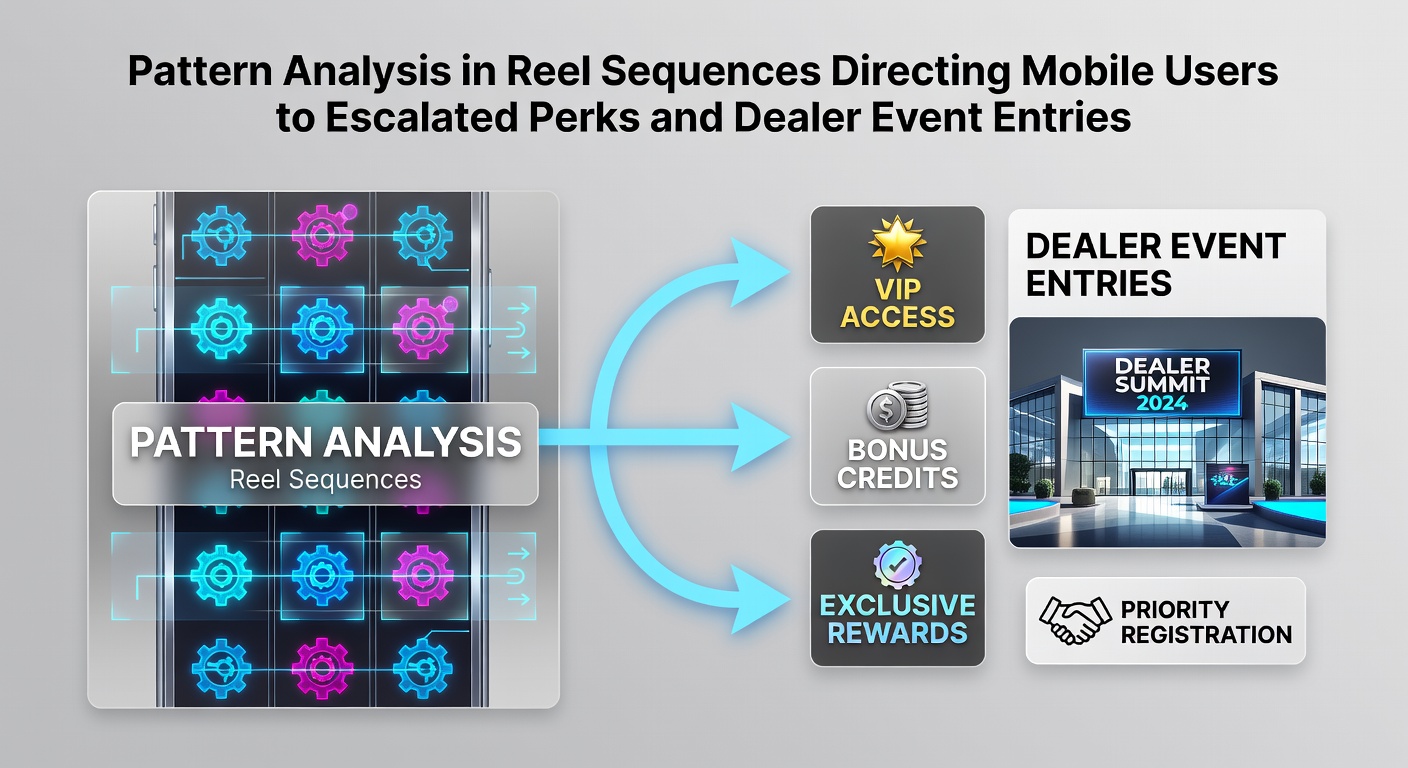 Mobile casino reel sequence patterns displayed on a smartphone screen with highlighted bonus pathways