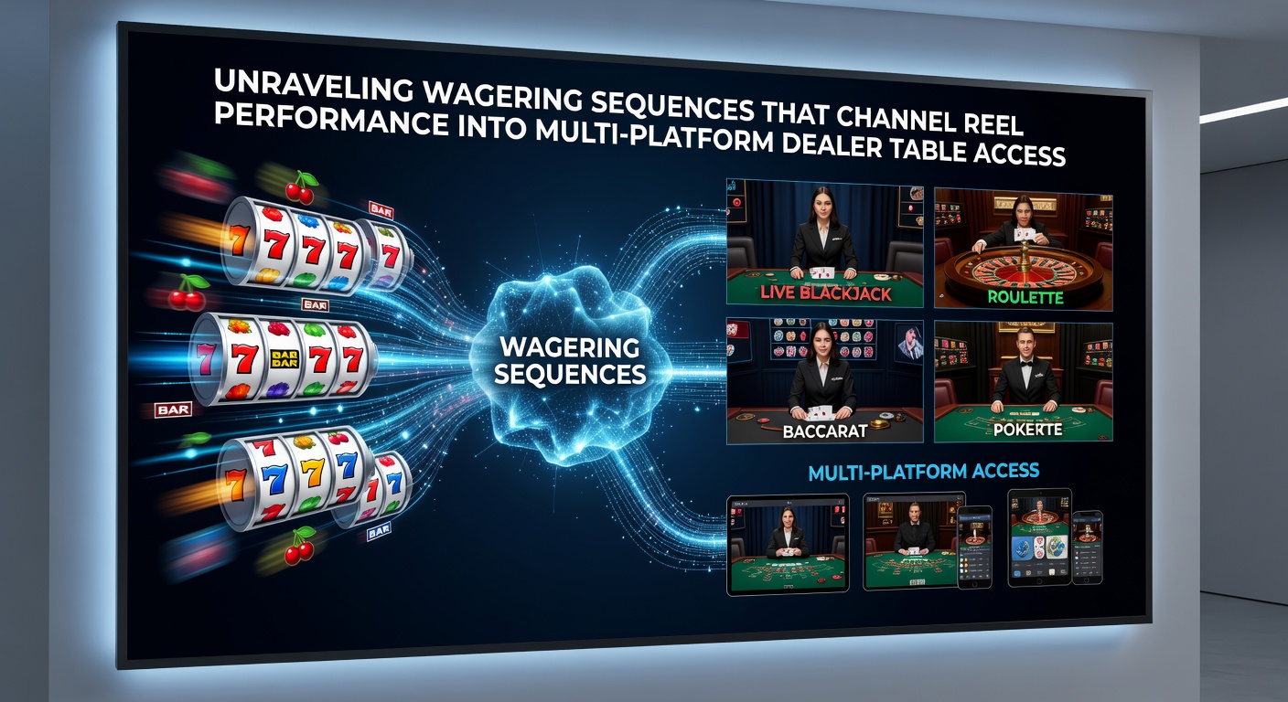 Illustration of portable device structures linking slot reel sequences to live dealer table access